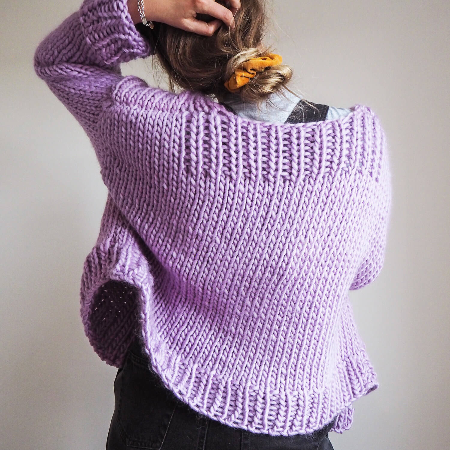 Button Knit Up Cardigan - Knitting Pattern - Lauren Aston Designs