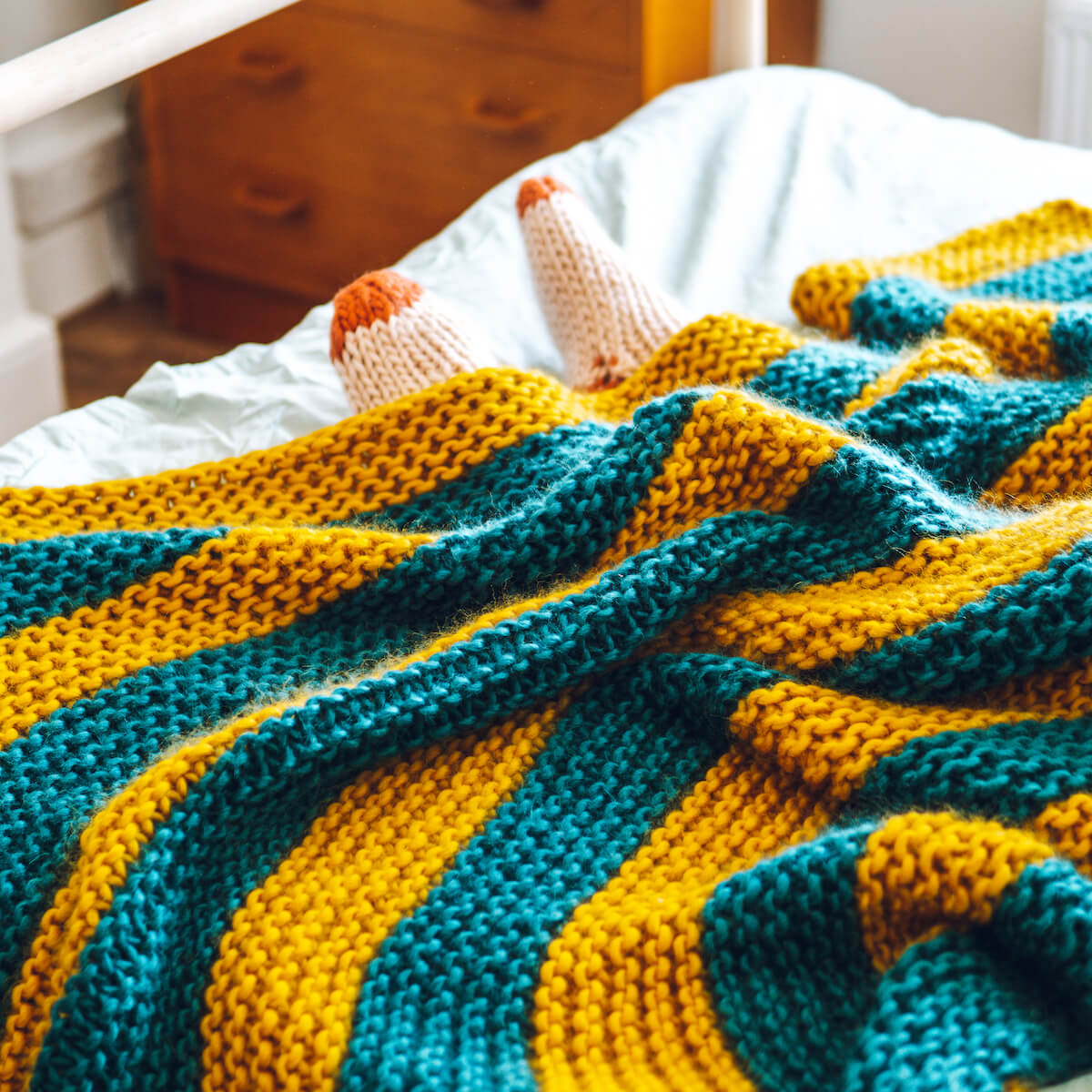 Beginners Blanket Knitting Pattern Lauren Aston Designs