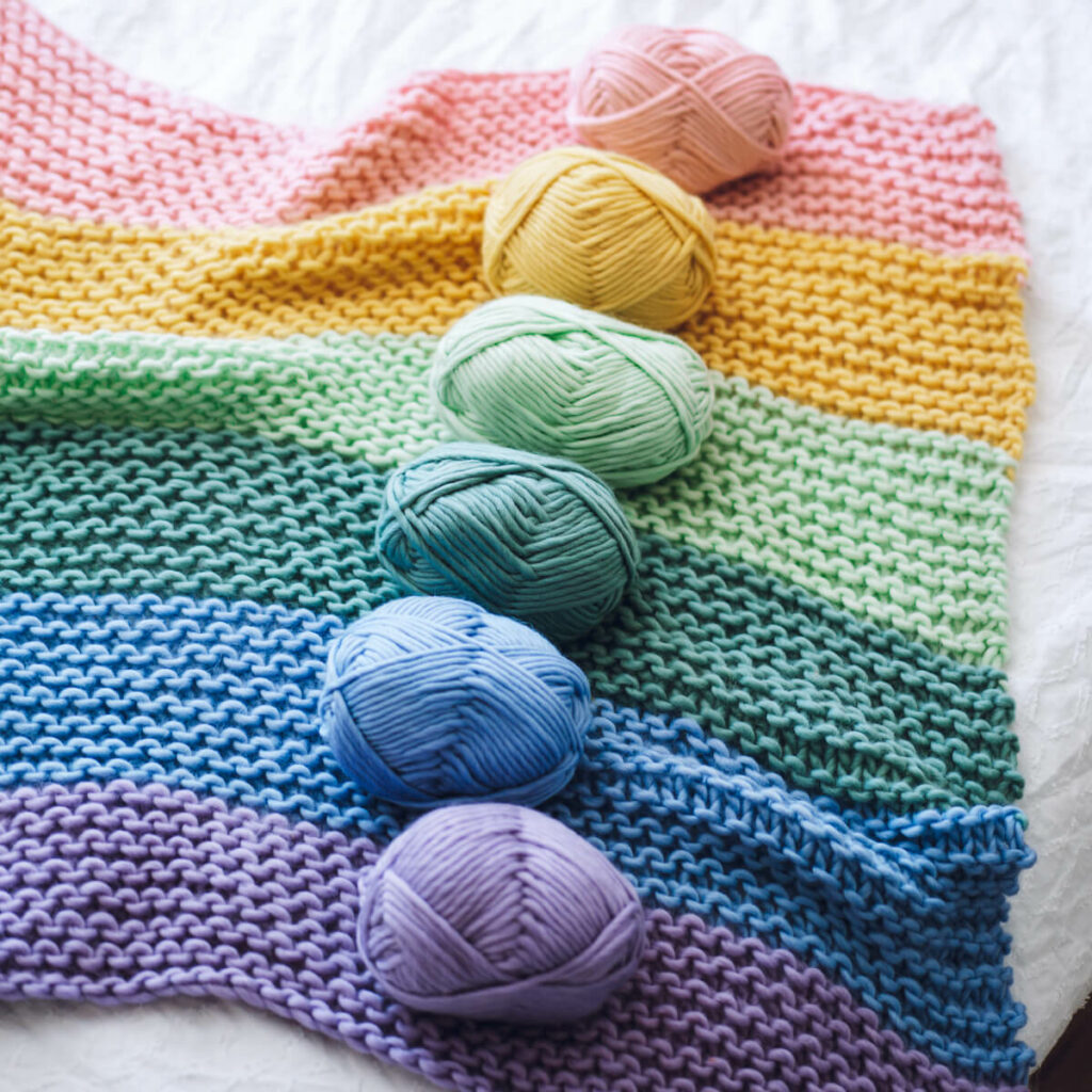 Pastel Rainbow Yarn Bundle - Lauren Aston Designs