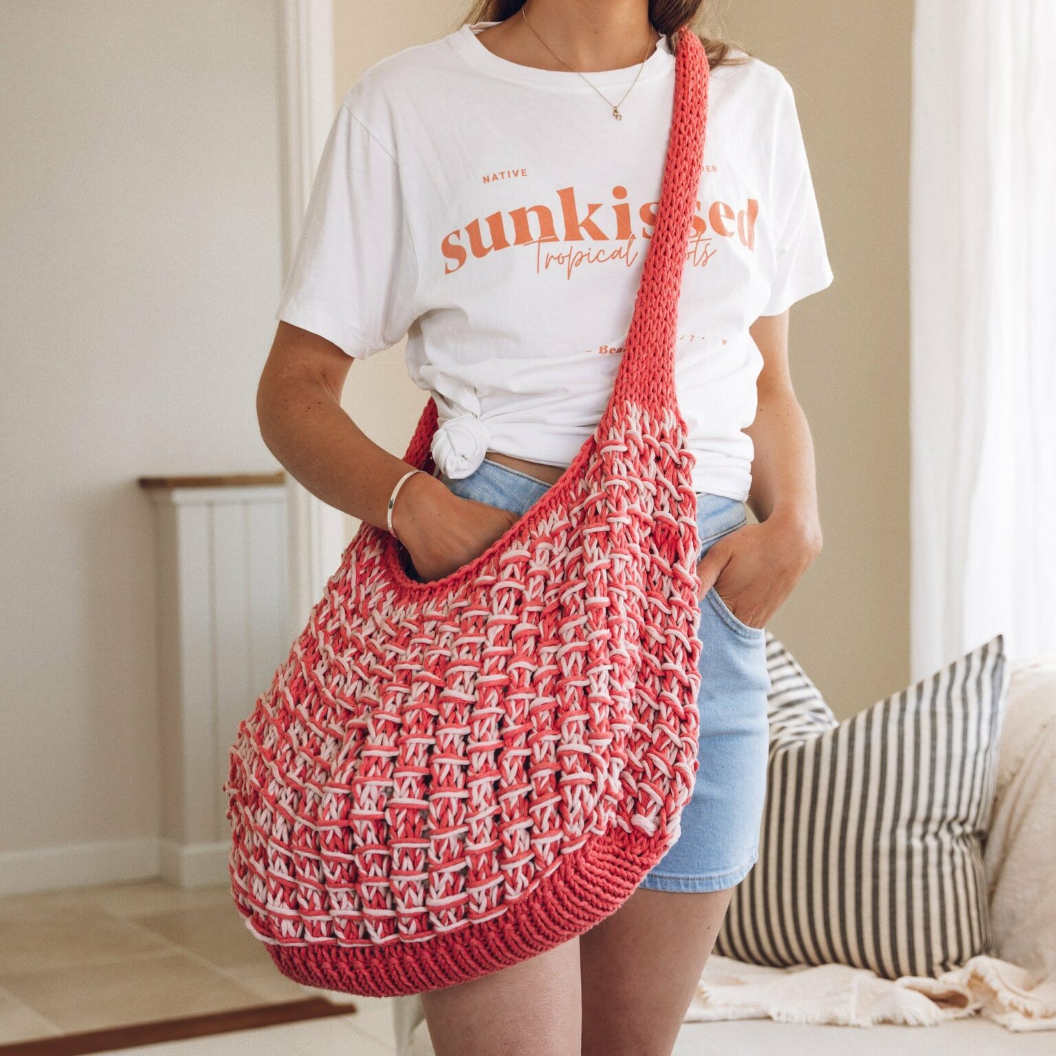 Knitting Kit - Life's a Beach Bag - Lauren Aston Designs