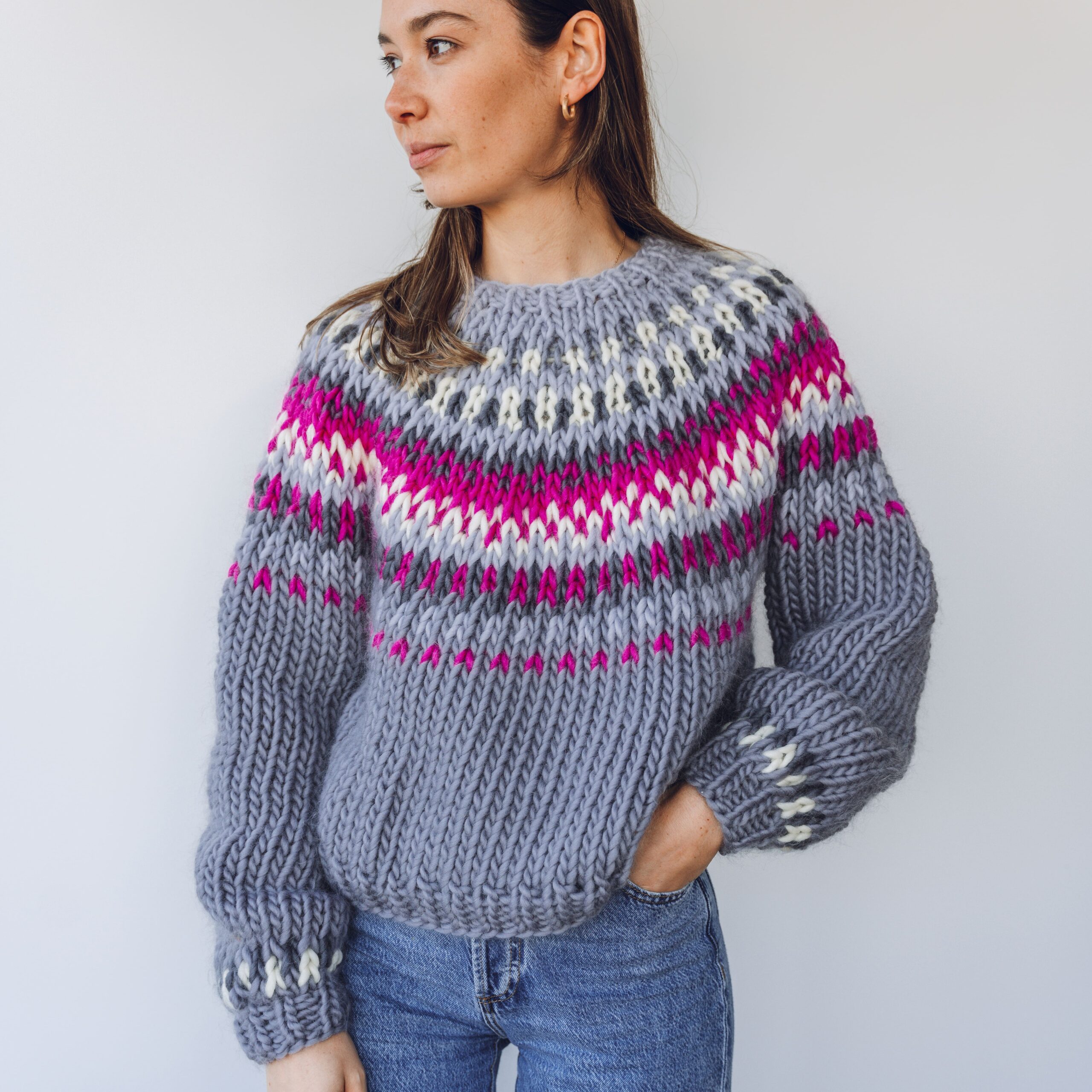 The Fika Jumper - Knitting Pattern - Lauren Aston Designs