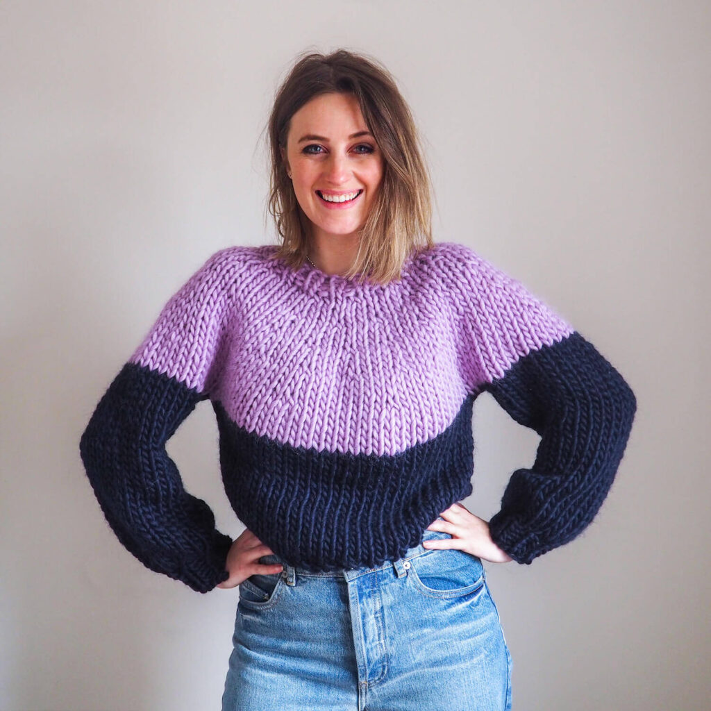 Knitting Kit - Drop it from the Top (Down) Jumper - Lauren Aston Designs