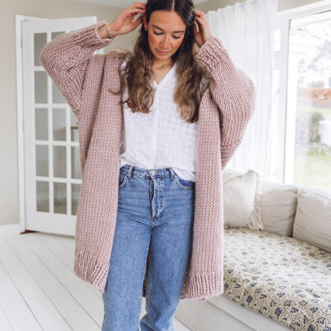 Knitting Kit - Dreamy Oversized Cardigan - Lauren Aston Designs
