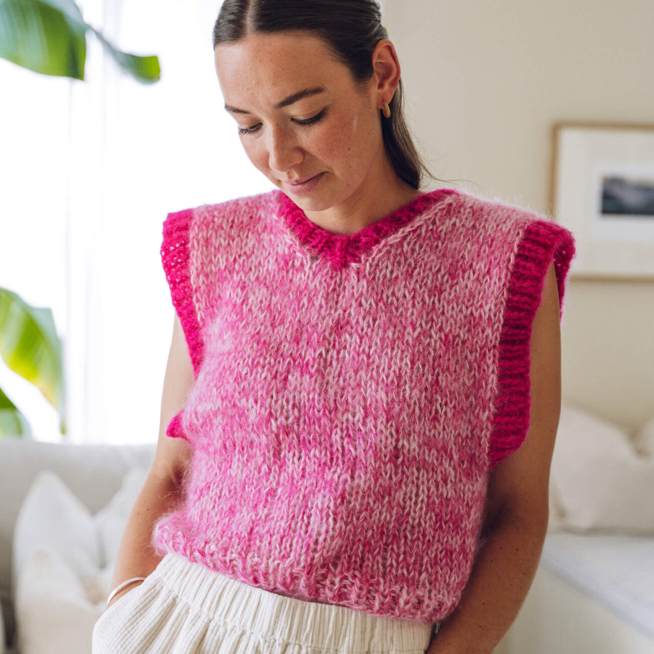 Trio Tank Top - Knitting Pattern - Lauren Aston Designs