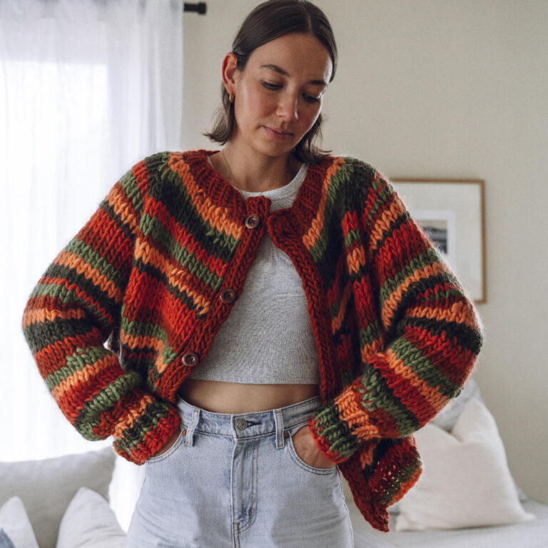 Let's Stay In Cardigan - Knitting Pattern - Lauren Aston Designs