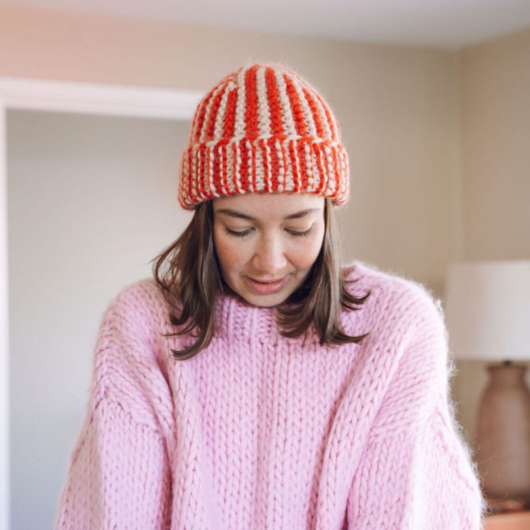 striped hat